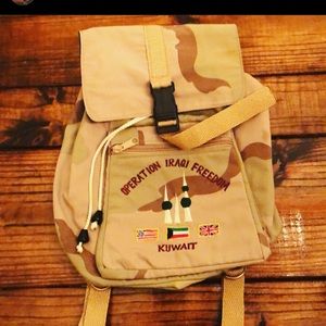 Vintage Mini military backpack